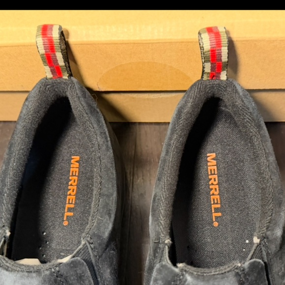Merrell Jungle Moc Suede Slip On Shoes Midnight Mens 12M main image 5